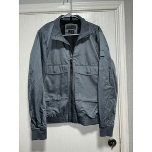 Vintage Abercrombie And Fitch Military Style Long Sleeve Zip‎ Up Jacket Large